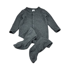 Load image into Gallery viewer, Unisex Baby Berry, ribbed coverall / romper, GUC, size 1,  