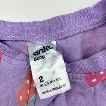 Load image into Gallery viewer, Girls Anko, stretchy zip coverall / romper, EUC, size 2,  