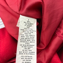 Load image into Gallery viewer, Girls ROTHSCHILD, red winter jacket / coat, L: 69cm, mark back left sleeve, FUC, size 5,  