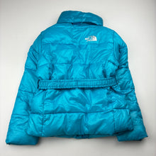 Load image into Gallery viewer, Girls THE NORTH FACE, blue puffer jacket / coat, GUC, size 4,  
