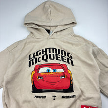 Load image into Gallery viewer, Boys Zara, Disney Cars fleece lined hoodie sweater, GUC, size 4,  