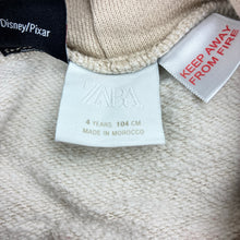 Load image into Gallery viewer, Boys Zara, Disney Cars fleece lined hoodie sweater, GUC, size 4,  