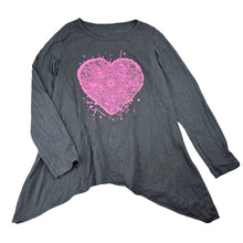 Load image into Gallery viewer, Girls Woolworths, grey cotton long sleeve top, GUC, size 8-9,  