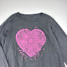 Load image into Gallery viewer, Girls Woolworths, grey cotton long sleeve top, GUC, size 8-9,  
