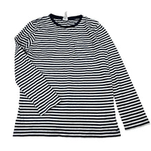 Load image into Gallery viewer, Boys Target, navy stripe cotton long sleeve tee / top, GUC, size 7,  
