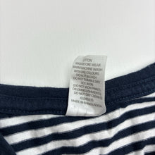 Load image into Gallery viewer, Boys Target, navy stripe cotton long sleeve tee / top, GUC, size 7,  