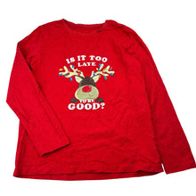 Load image into Gallery viewer, Boys Primark, Christmas cotton long sleeve tee / top, EUC, size 8-9,  