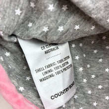 Load image into Gallery viewer, Girls Country Road, cotton lined wadded velour jacket, EUC, size 1,  