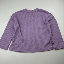 Load image into Gallery viewer, Girls Cotton On, soft feel ribbed stretchy long sleeve top, GUC, size 4,  