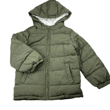 Load image into Gallery viewer, Unisex Anko, fleece lined khaki puffer jacket / coat, NEW, size 4,  