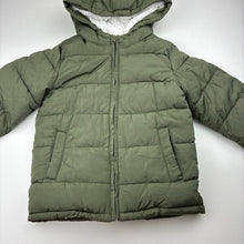 Load image into Gallery viewer, Unisex Anko, fleece lined khaki puffer jacket / coat, NEW, size 4,  