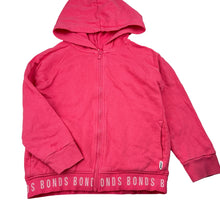 Load image into Gallery viewer, Girls Bonds, fleece lined zip hoodie sweater, GUC, size 6,  
