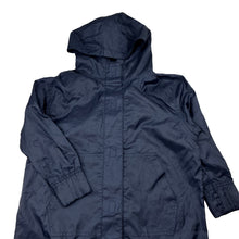 Load image into Gallery viewer, Unisex Target, navy pac-a-mac spray jacket / coat, EUC, size 4-6,  