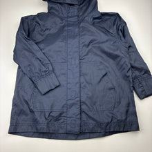 Load image into Gallery viewer, Unisex Target, navy pac-a-mac spray jacket / coat, EUC, size 4-6,  