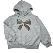 Load image into Gallery viewer, Girls H&amp;M, flip sequin fleece lined hoodie sweater, GUC, size 5-6,  