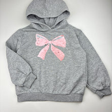 Load image into Gallery viewer, Girls H&amp;M, flip sequin fleece lined hoodie sweater, GUC, size 5-6,  