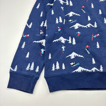 Load image into Gallery viewer, Boys Cotton On, fleece lined sweater / jumper, skiers, FUC, size 7,  