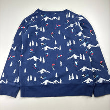 Load image into Gallery viewer, Boys Cotton On, fleece lined sweater / jumper, skiers, FUC, size 7,  