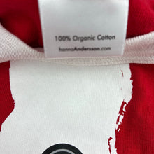 Load image into Gallery viewer, Unisex Hanna Andersson, organic cotton Christmas pyjama top, EUC, size 6-7,  
