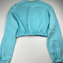 Load image into Gallery viewer, Girls H&amp;M, fleece lined cropped sweater / jumper, dog, EUC, size 14-15,  