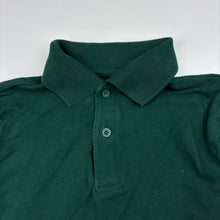 Load image into Gallery viewer, Unisex Target, dark green cotton school polo shirt, EUC, size 5-6,  