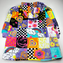 Load image into Gallery viewer, Girls DUNNES STORES, oversize fleece hoodie sweater, L: 59cm, GUC, size 5-8,  