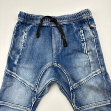 Load image into Gallery viewer, Boys Indie, soft feel stretch knit denim pants, elasticated, FUC, size 2,  