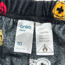Load image into Gallery viewer, Boys Anko, fleece pyjama pants, gaming, GUC, size 10,  