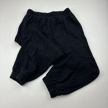 Load image into Gallery viewer, Unisex Target, black fleece lined track pants, Inside leg: 41cm, GUC, size 6,  
