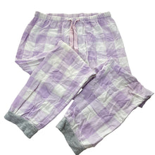 Load image into Gallery viewer, Girls Peter Alexander, checked cotton pyjama pants, light pilling, FUC, size 12,  