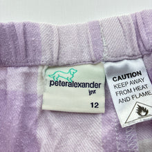 Load image into Gallery viewer, Girls Peter Alexander, checked cotton pyjama pants, light pilling, FUC, size 12,  
