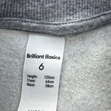 Load image into Gallery viewer, Unisex Brilliant Basics, grey fleece lined sweater / jumper, FUC, size 6,  