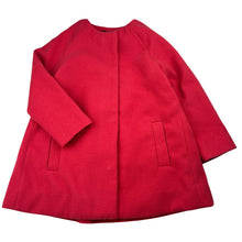 Load image into Gallery viewer, Girls Fred Bare, cotton lined jacket / coat, zip &amp; poppers, L: 54cm, small mark right cuff, FUC, size 5,  