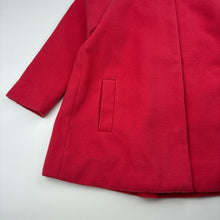 Load image into Gallery viewer, Girls Fred Bare, cotton lined jacket / coat, zip &amp; poppers, L: 54cm, small mark right cuff, FUC, size 5,  