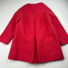 Load image into Gallery viewer, Girls Fred Bare, cotton lined jacket / coat, zip &amp; poppers, L: 54cm, small mark right cuff, FUC, size 5,  