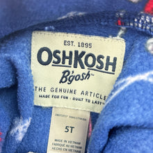Load image into Gallery viewer, Girls Osh Kosh, lightweight fleece Christmas sweater / jumper, FUC, size 5,  