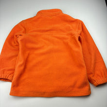 Load image into Gallery viewer, Unisex Crane, orange fleece zip up sweater / jacket, GUC, size 8,  