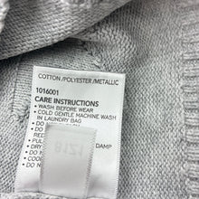 Load image into Gallery viewer, Girls B Collection, grey marle knit long sleeve dress, stars, GUC, size 3, L: 50cm
