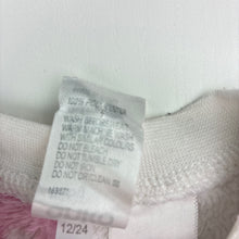 Load image into Gallery viewer, Girls Anko, floral fleece zip coverall / romper, FUC, size 000,  