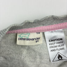 Load image into Gallery viewer, Girls Peter Alexander, cotton &amp; fleece pyjama top, FUC, size 10,  