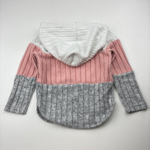 Load image into Gallery viewer, Girls lightweight, knit long sleeve hooded top, GUC, size 2-3,  