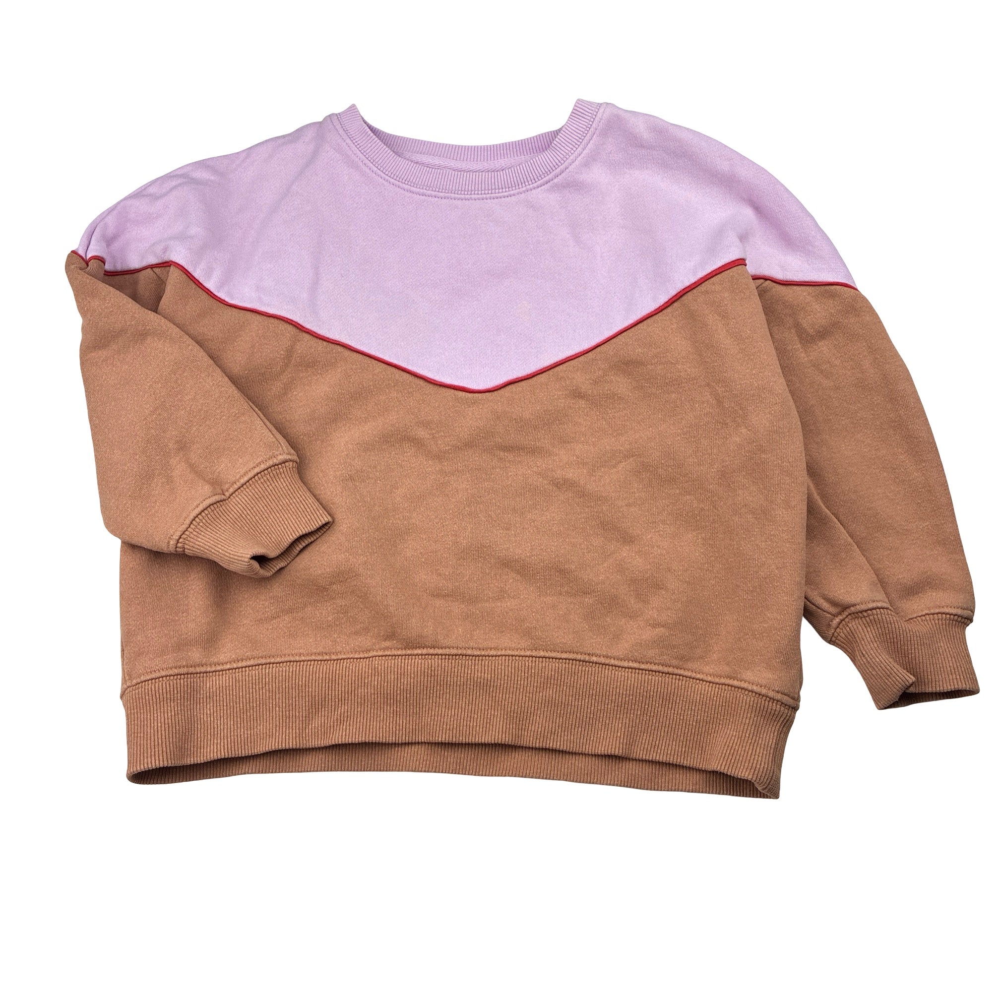 Seed, fleece lined cotton sweater / jumper, light marks, FUC, size 