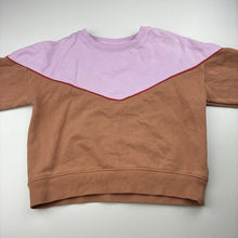 Load image into Gallery viewer, Girls Seed, fleece lined cotton sweater / jumper, light marks, FUC, size 5,  