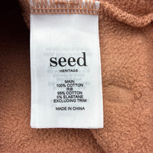 Load image into Gallery viewer, Girls Seed, fleece lined cotton sweater / jumper, light marks, FUC, size 5,  
