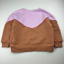 Load image into Gallery viewer, Girls Seed, fleece lined cotton sweater / jumper, light marks, FUC, size 5,  