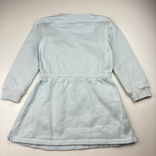 Load image into Gallery viewer, Girls Seed, Heritage embroidered fleece lined sweater dress, light marks, FUC, size 5, L: 53cm
