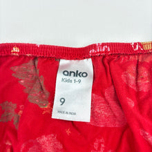 Load image into Gallery viewer, Girls Anko, cotton Christmas playsuit, GUC, size 9,  