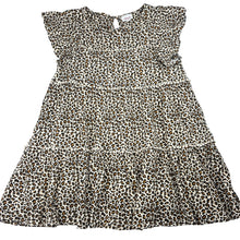 Load image into Gallery viewer, Girls Seed, lined cotton animal print dress, GUC, size 9, L: 65cm