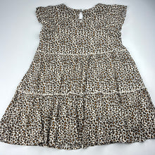 Load image into Gallery viewer, Girls Seed, lined cotton animal print dress, GUC, size 9, L: 65cm