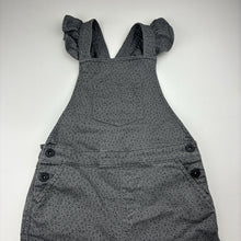 Load image into Gallery viewer, Girls Country Road, stretch denim overalls / dungarees, Inside leg: 51.5cm, EUC, size 7,  